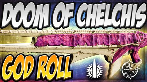 Also, we can get you a PvP roll with great damage perks and stability. . God roll doom of chelchis